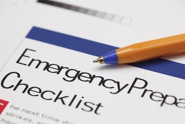 Emergency Checklist Plan